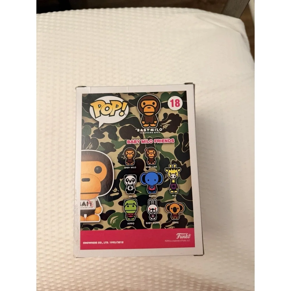 Funko Pop! Vinyl Baby Milo Flocked Bait Exclusive A Bathing Ape Figure #18